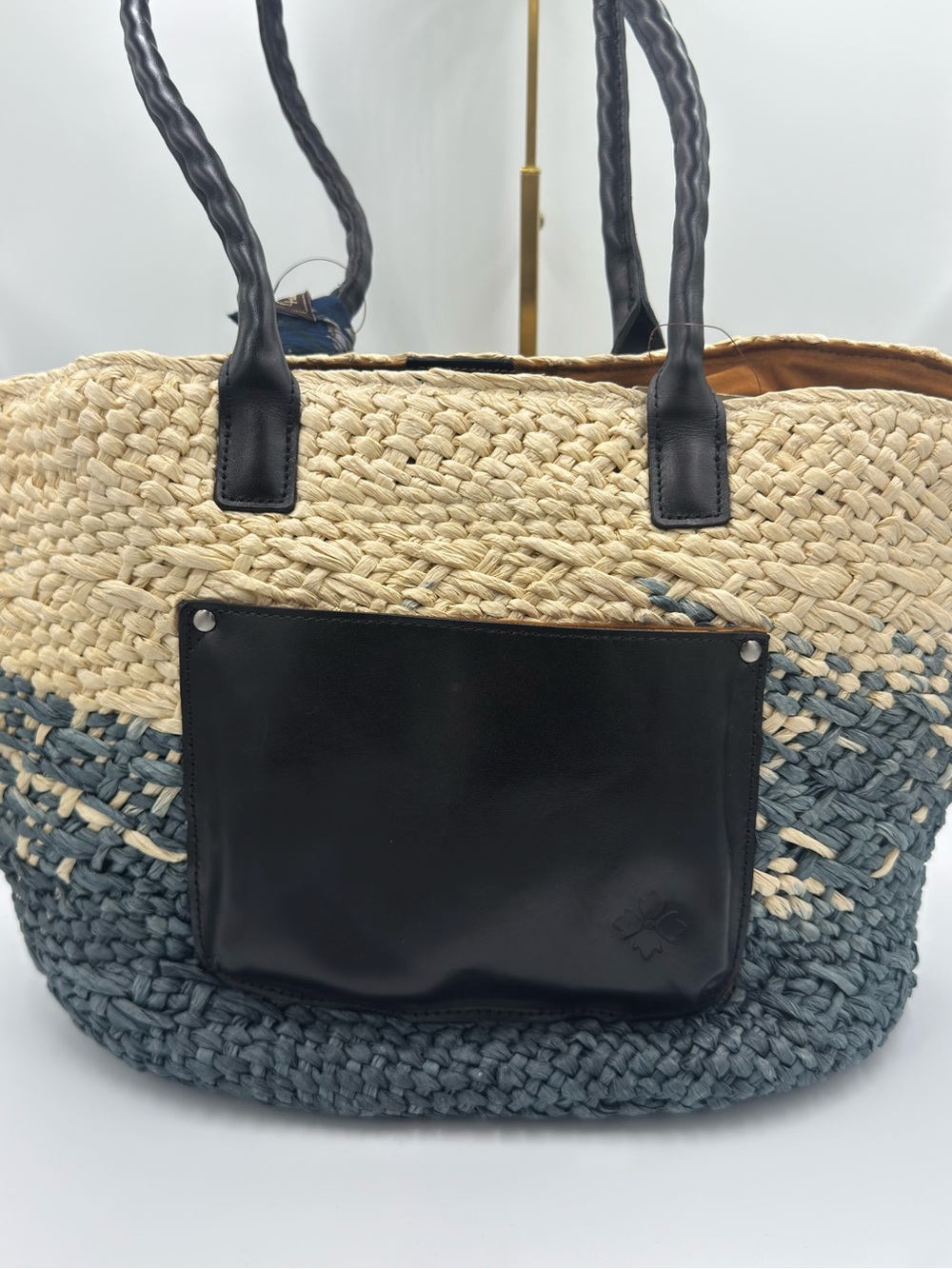 Patricia Nash Straw Tote with Scarf and Dust Bag - Picture 5 of 12